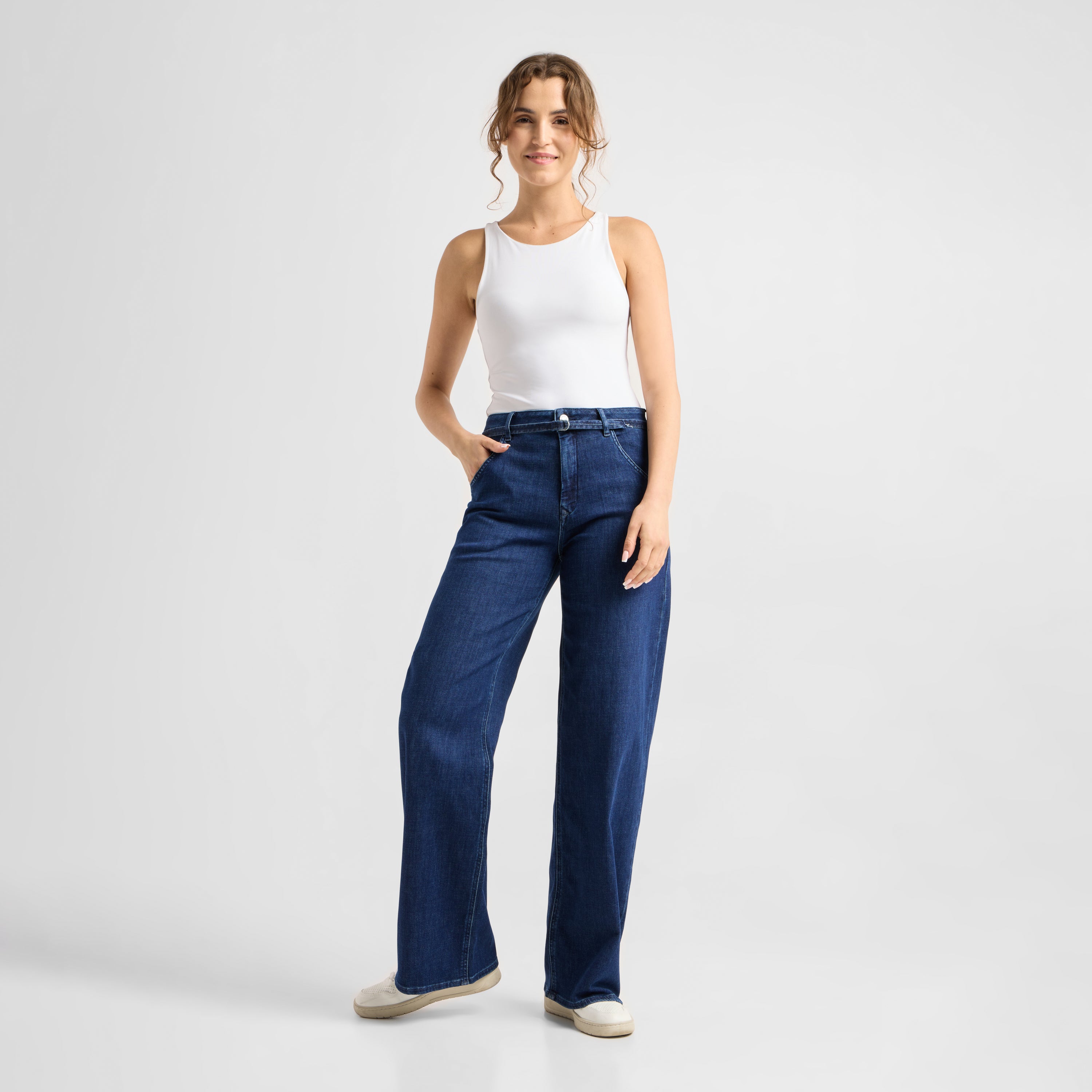 BLINK High Waist Wide - Dark Blue
