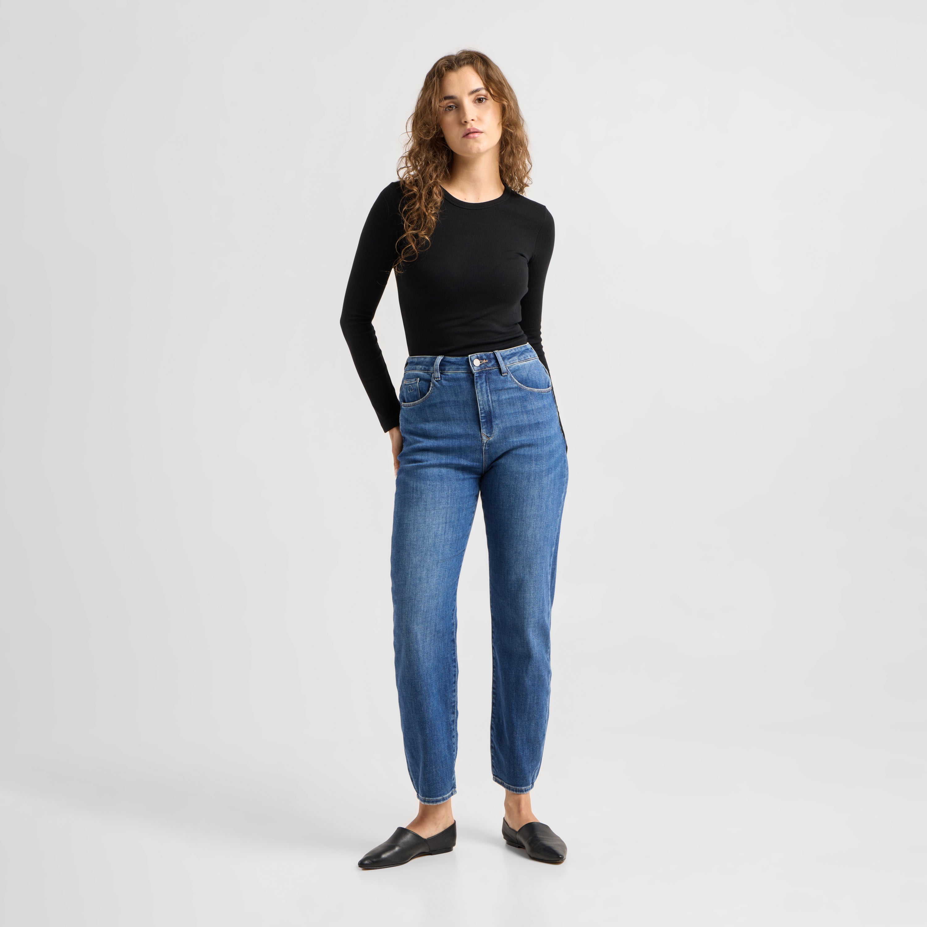 STARDUST O-Shape Soft Denim - Classic - Medium Blue