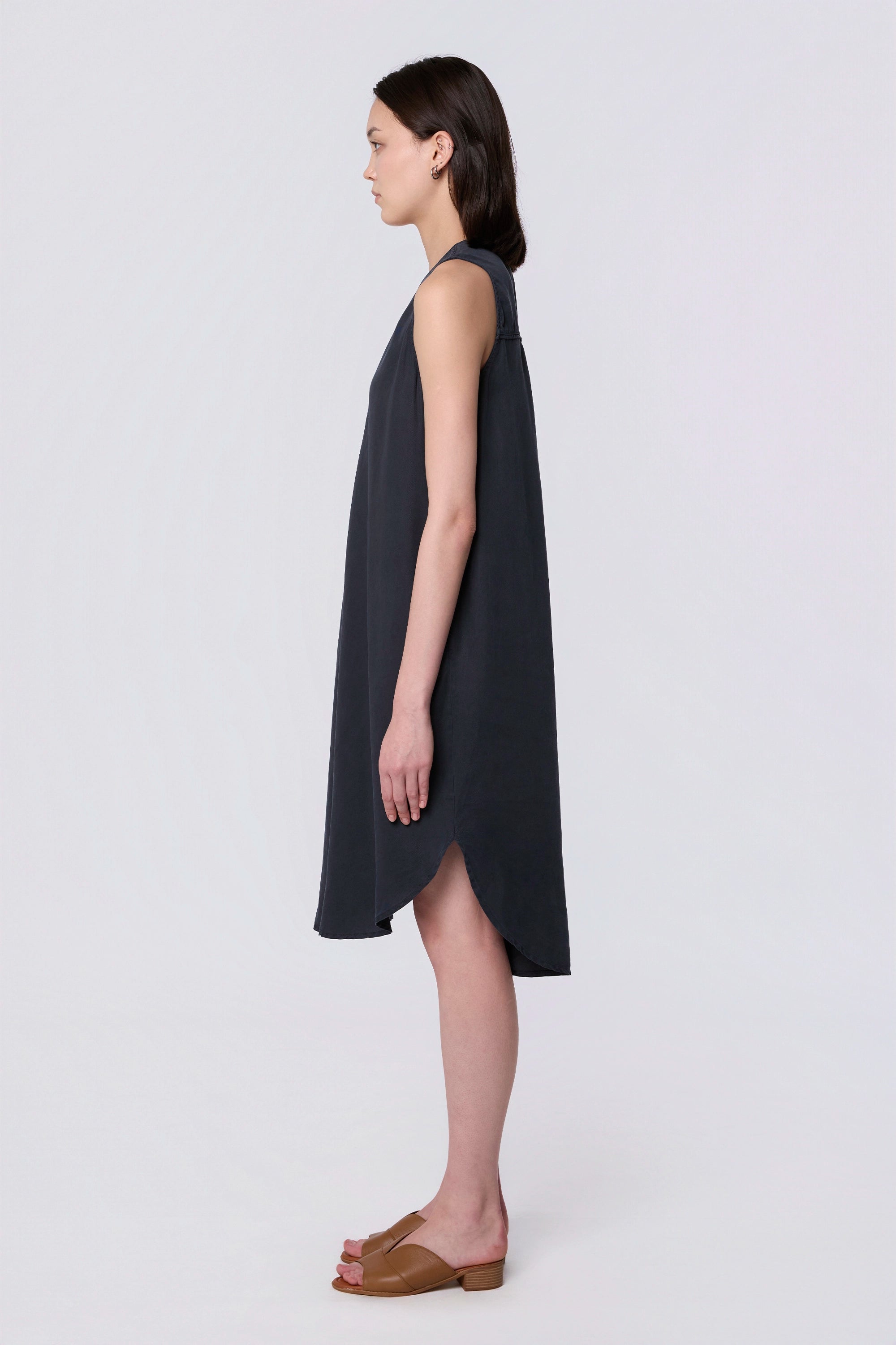 DAY - Dress - Tencel - Dark Navy
