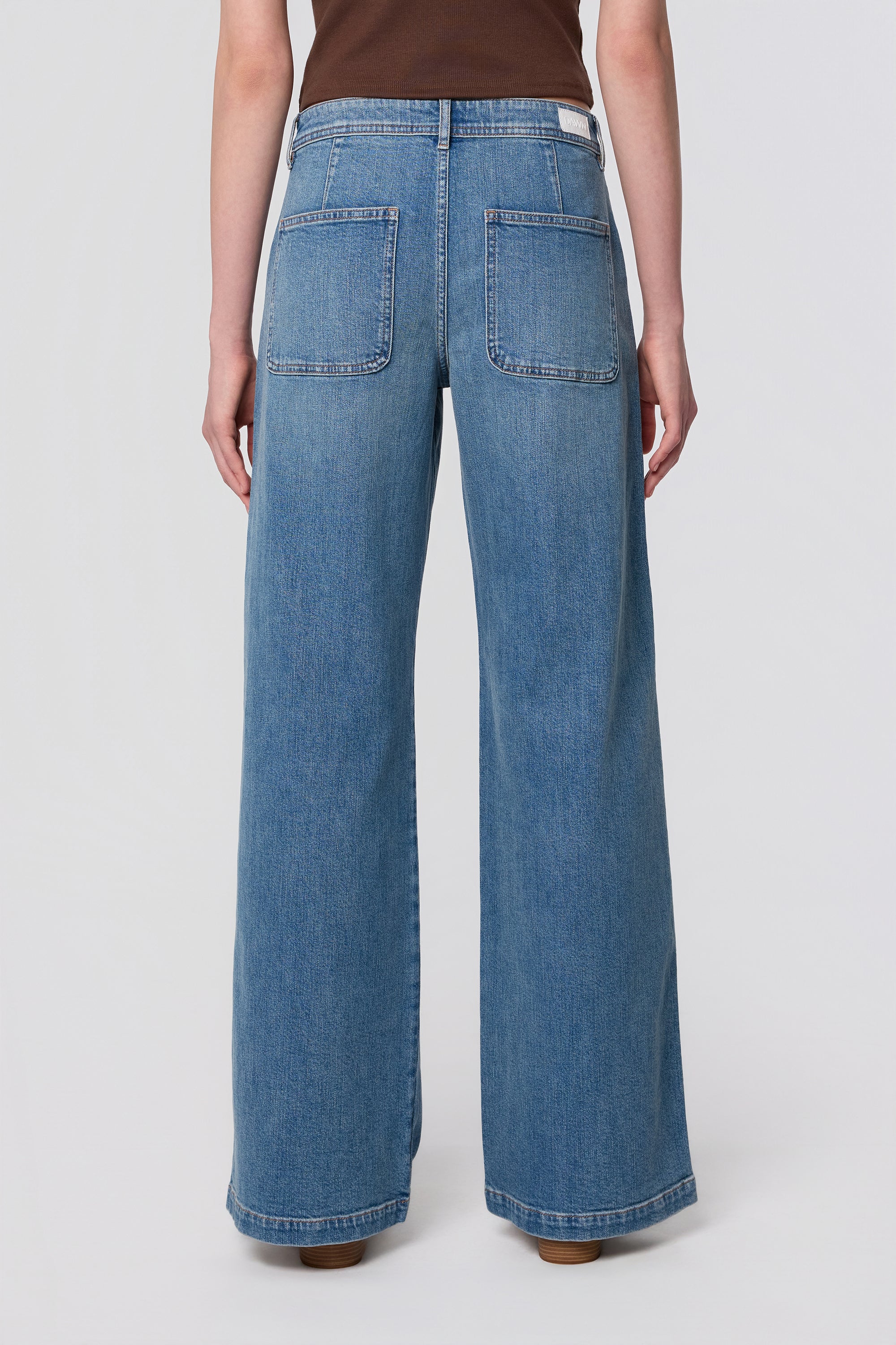 SUNNY Wide Leg Minimal Stretch - Classic - Vintage Blue