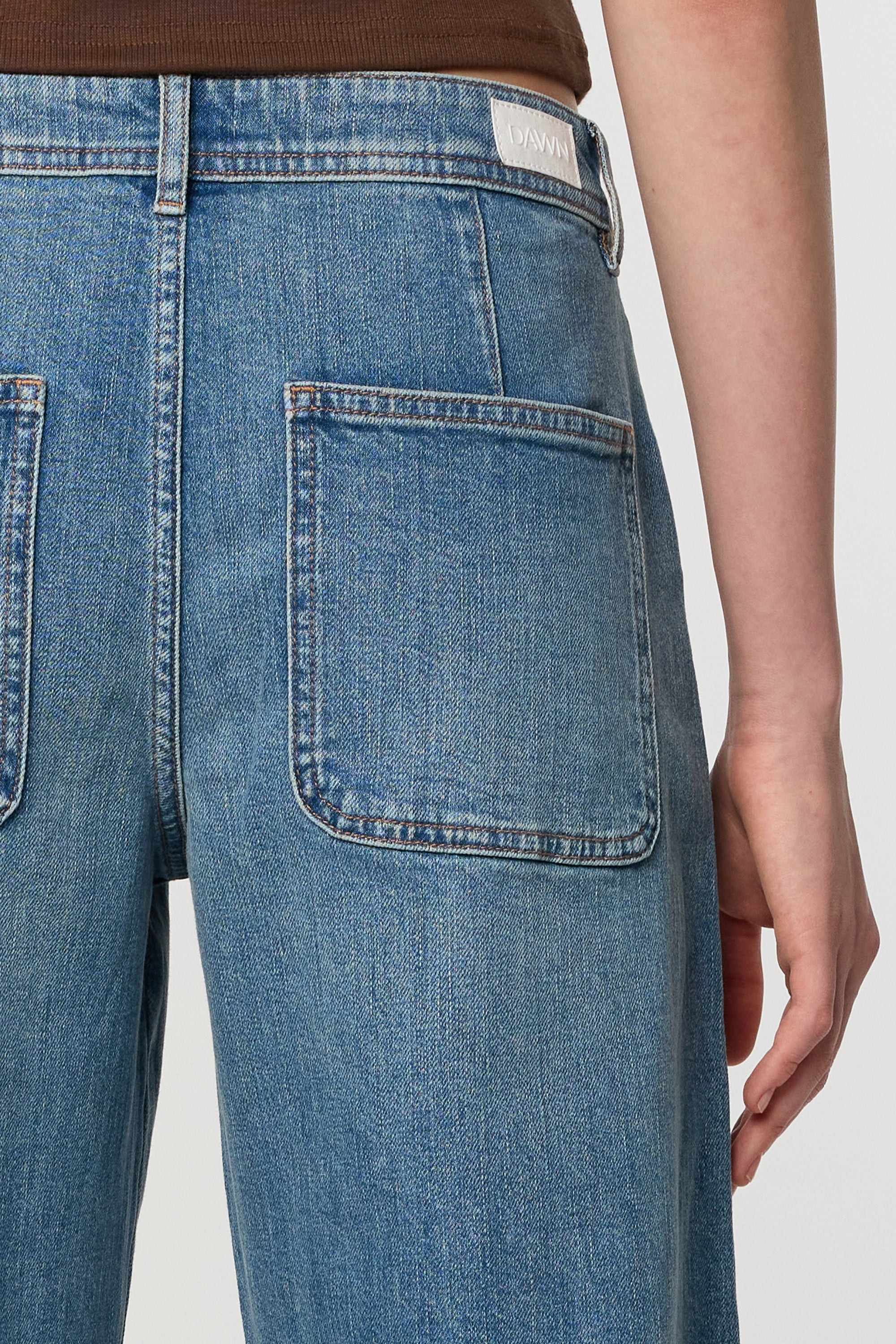 SUNNY Wide Leg Minimal Stretch - Classic - Vintage Blue