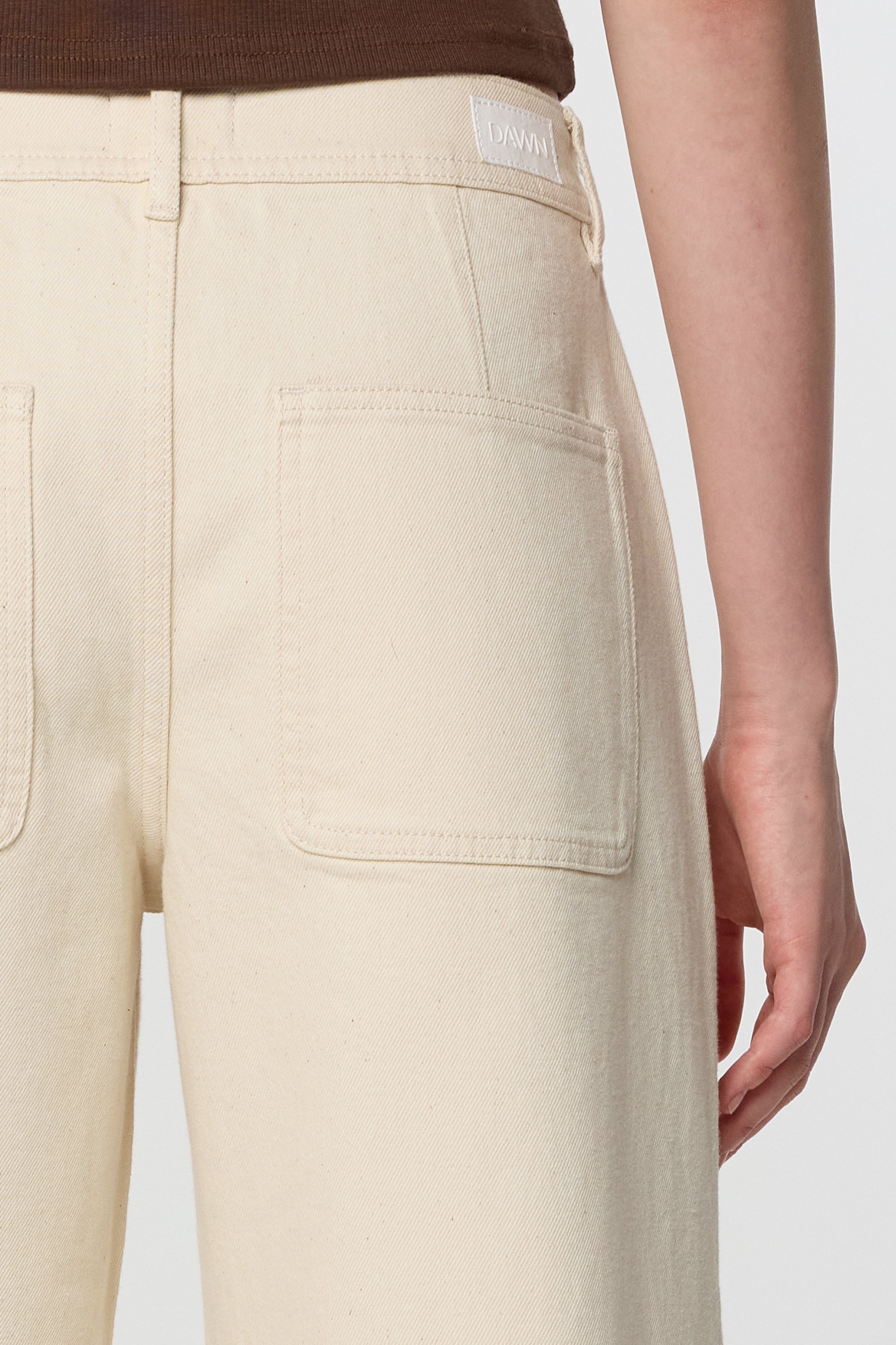 SUNNY Wide Leg Minimal Stretch - Classic - Ecru