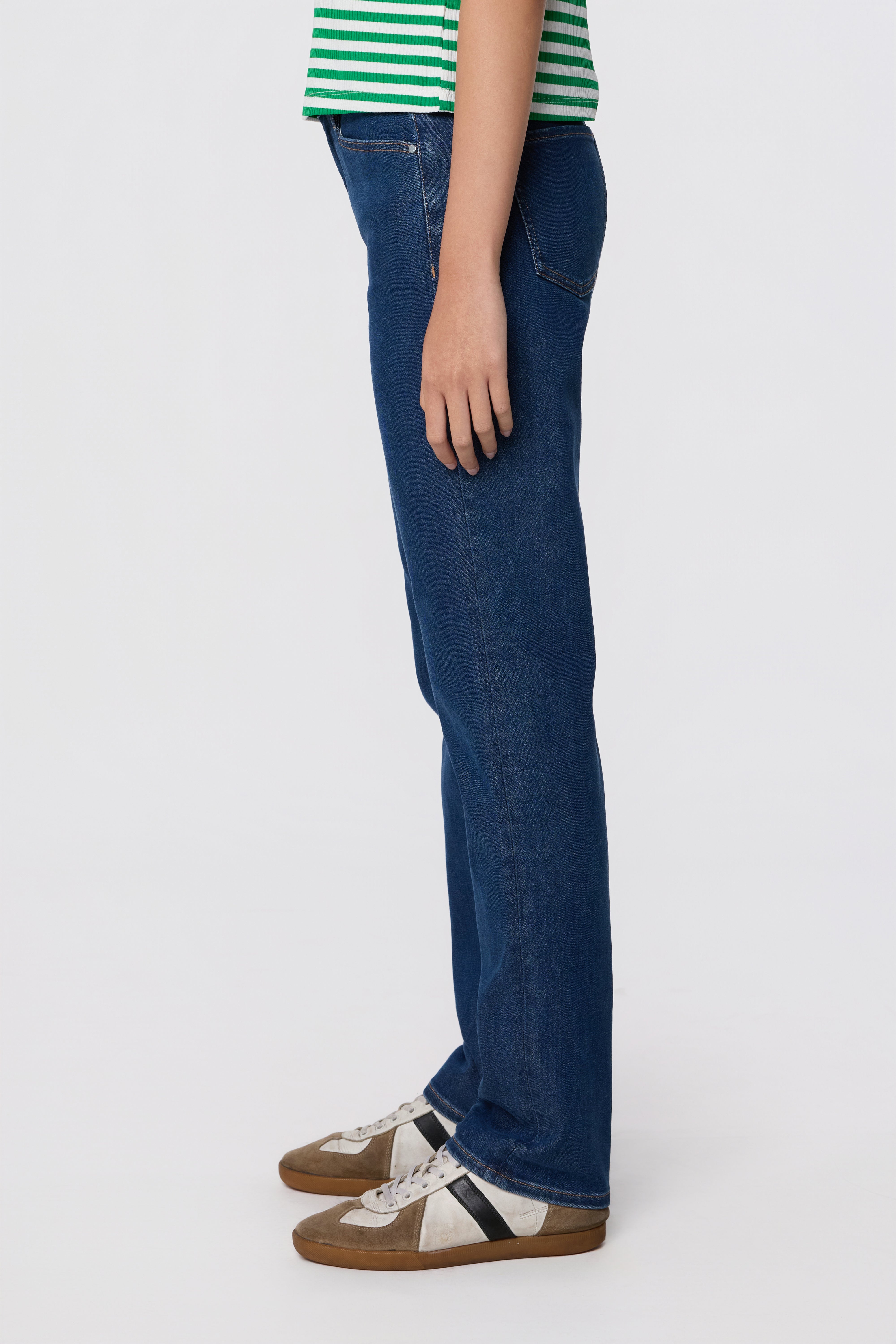 SUNSET Regular Slim Soft Tencel - Basic - Dark Blue