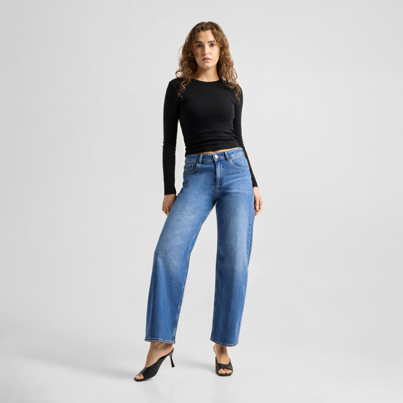 ASH Barrel Leg Minimal Stretch - Classic - Medium Blue