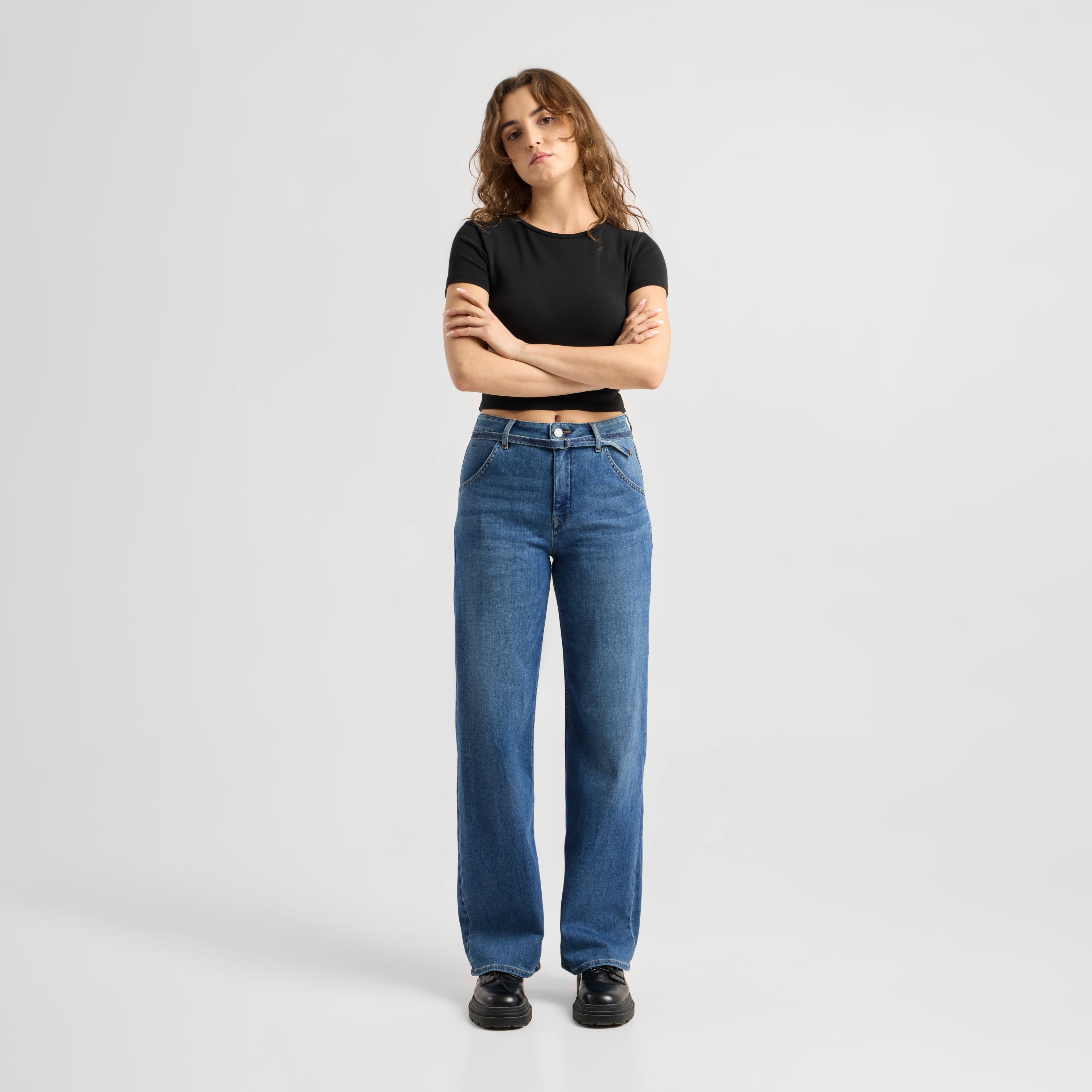 BLINK High Waist Wide - Vintage Blue
