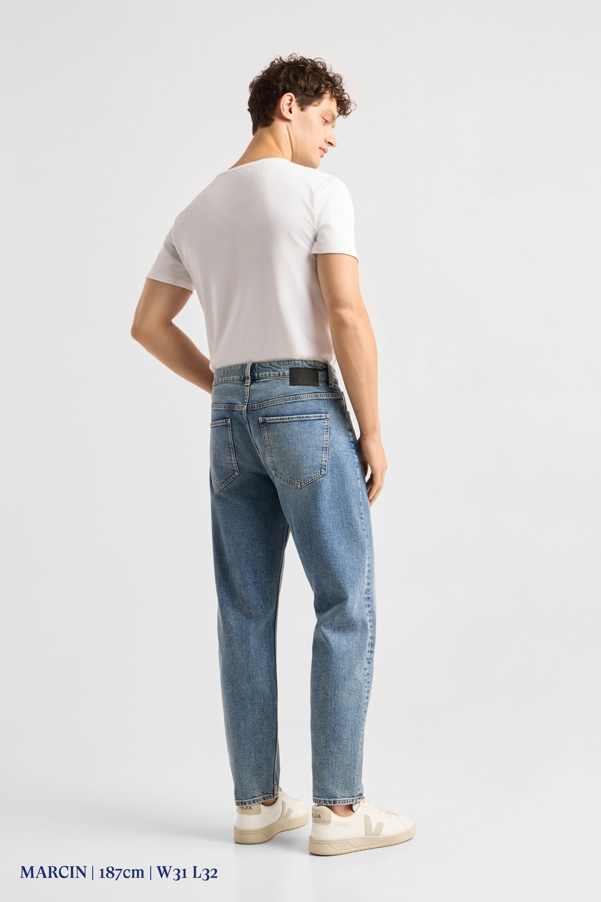 RISE Relaxed Tapered Minimal Stretch - Basic - Vintage Blue