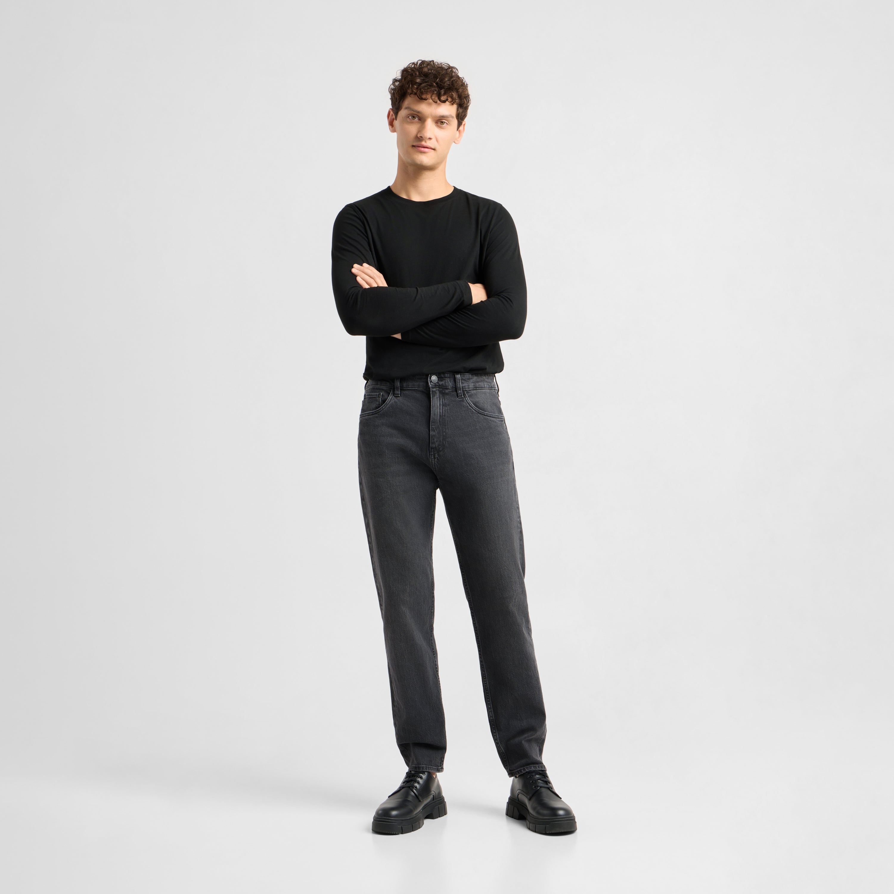 RISE Relaxed Tapered Minimal Stretch - Basic - Vintage Black