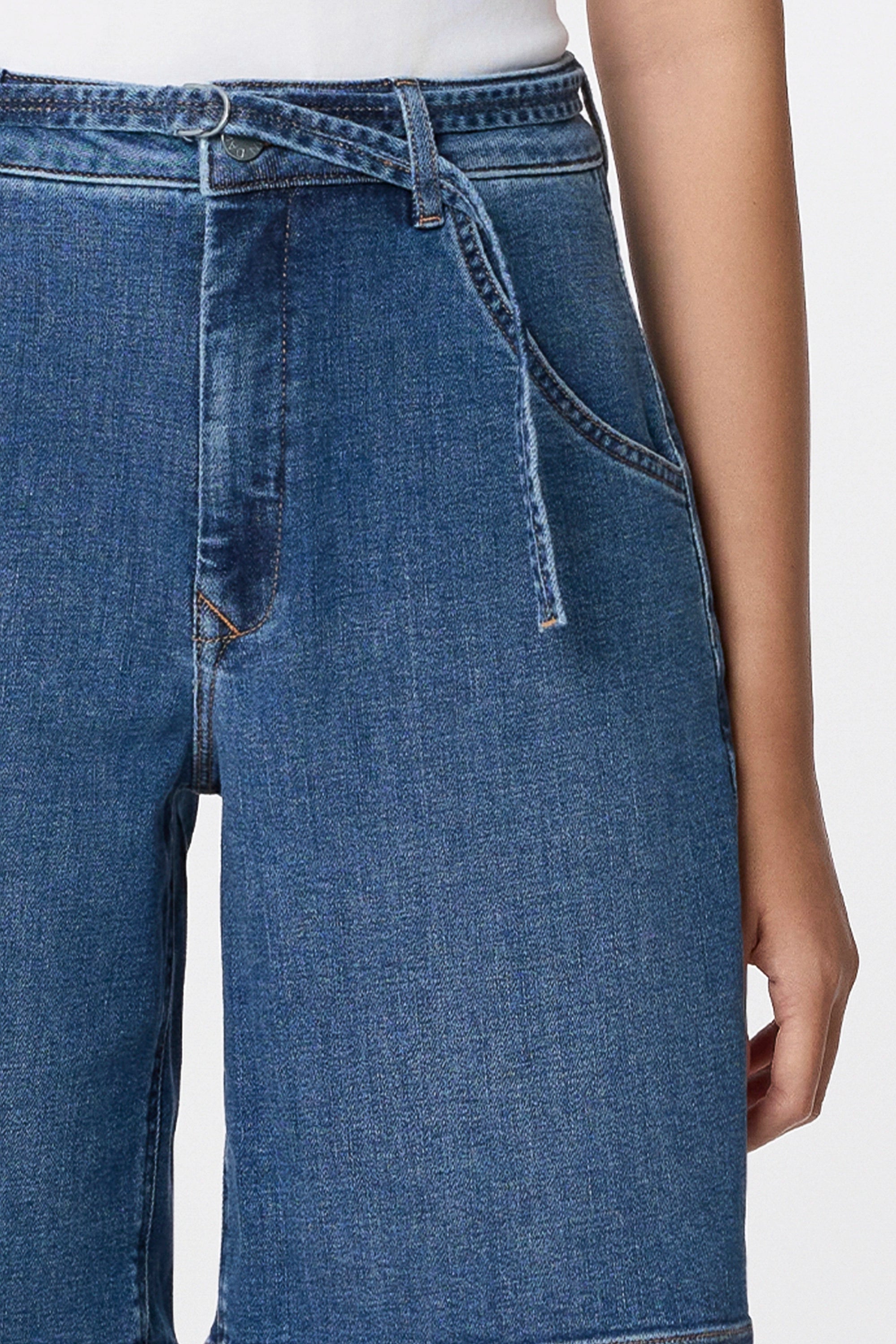 BLINKY Soft Denim - Shorts - Medium Blue