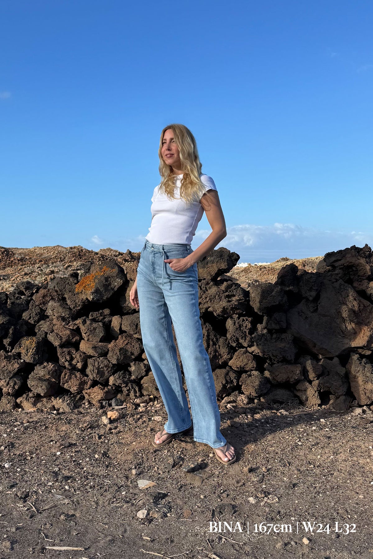 BLINK High Waist Wide - Light Blue