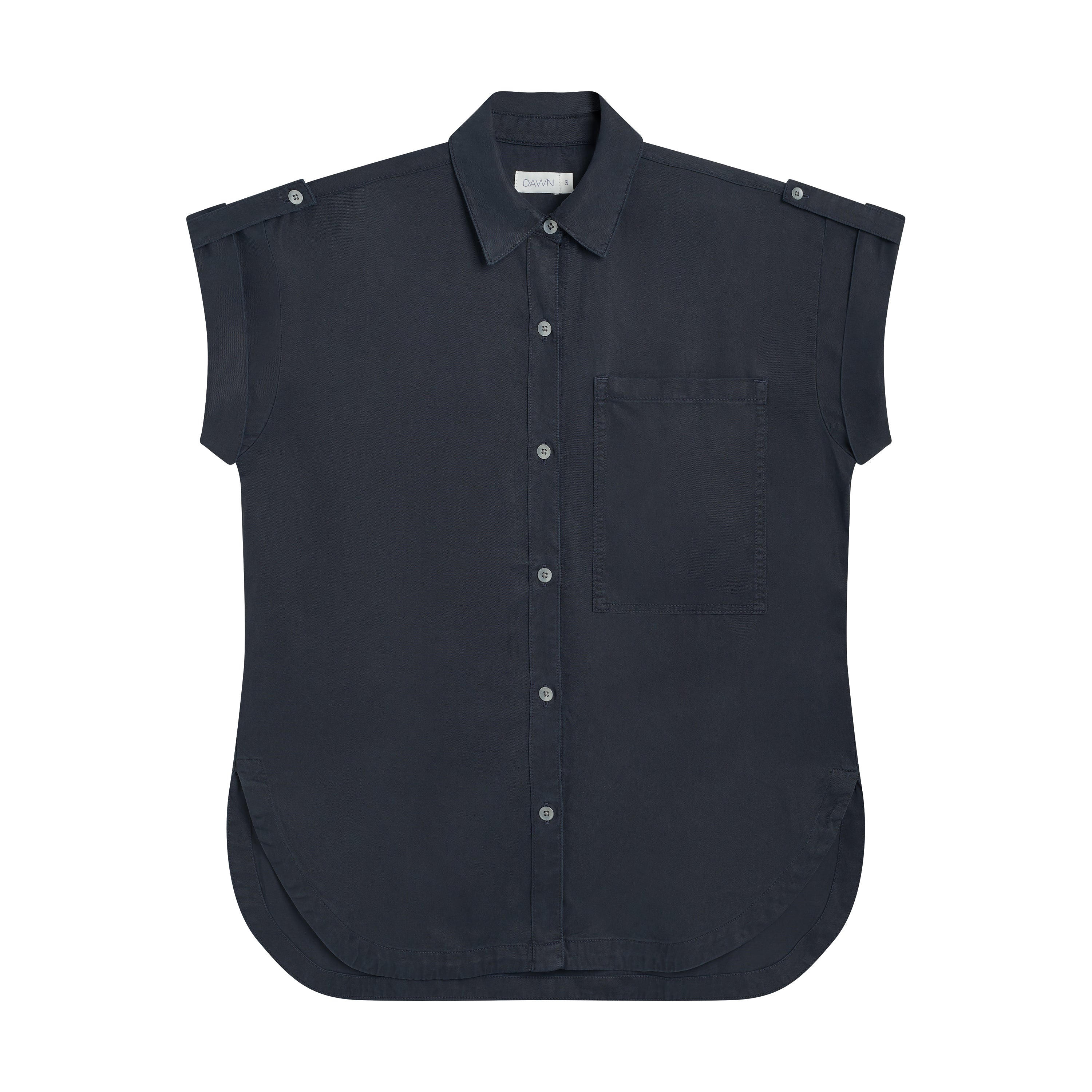 AIR - Oversize Shirt - Tencel - Dark Navy