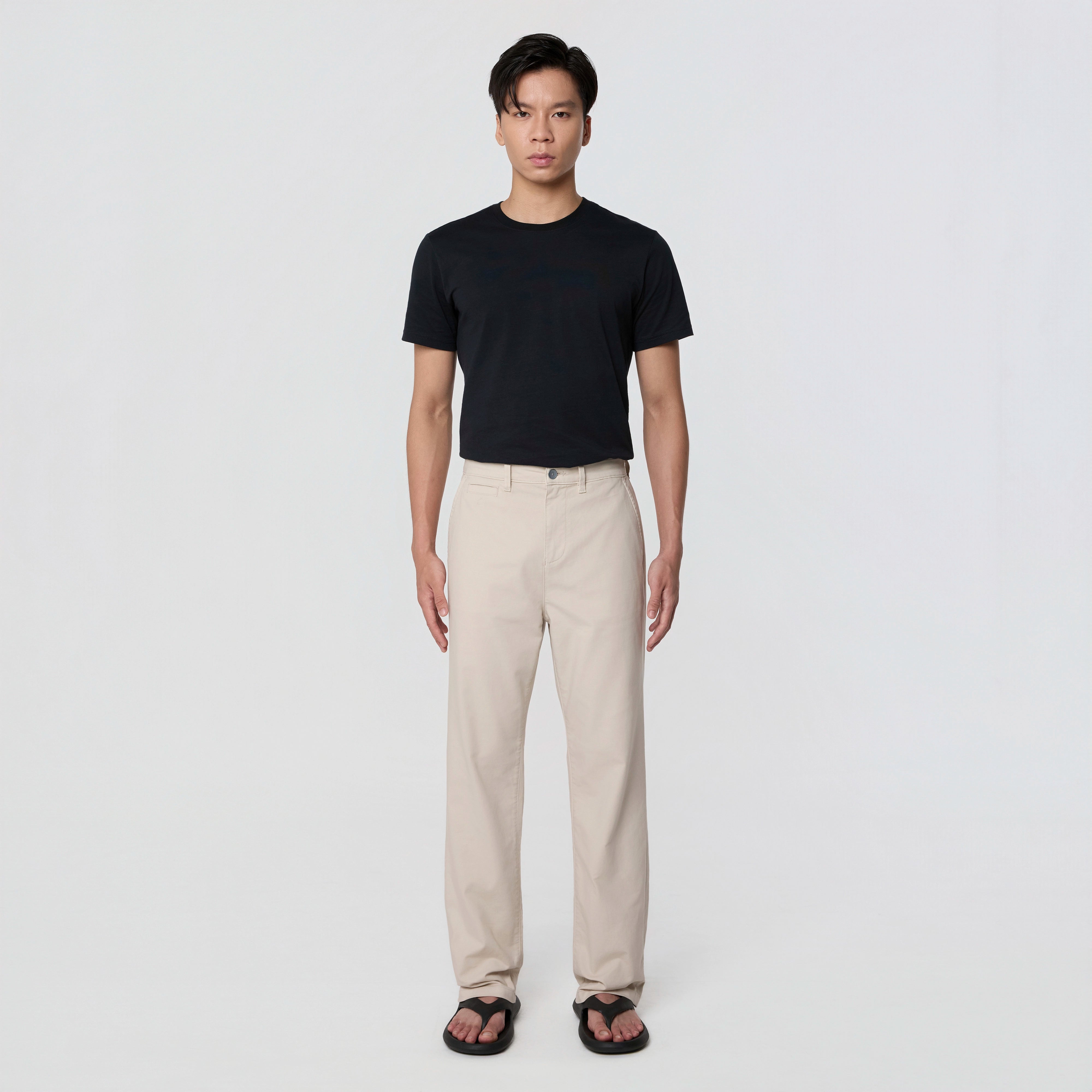ELYSIAN - Chino-Paper Touch Twill - Sand Stone