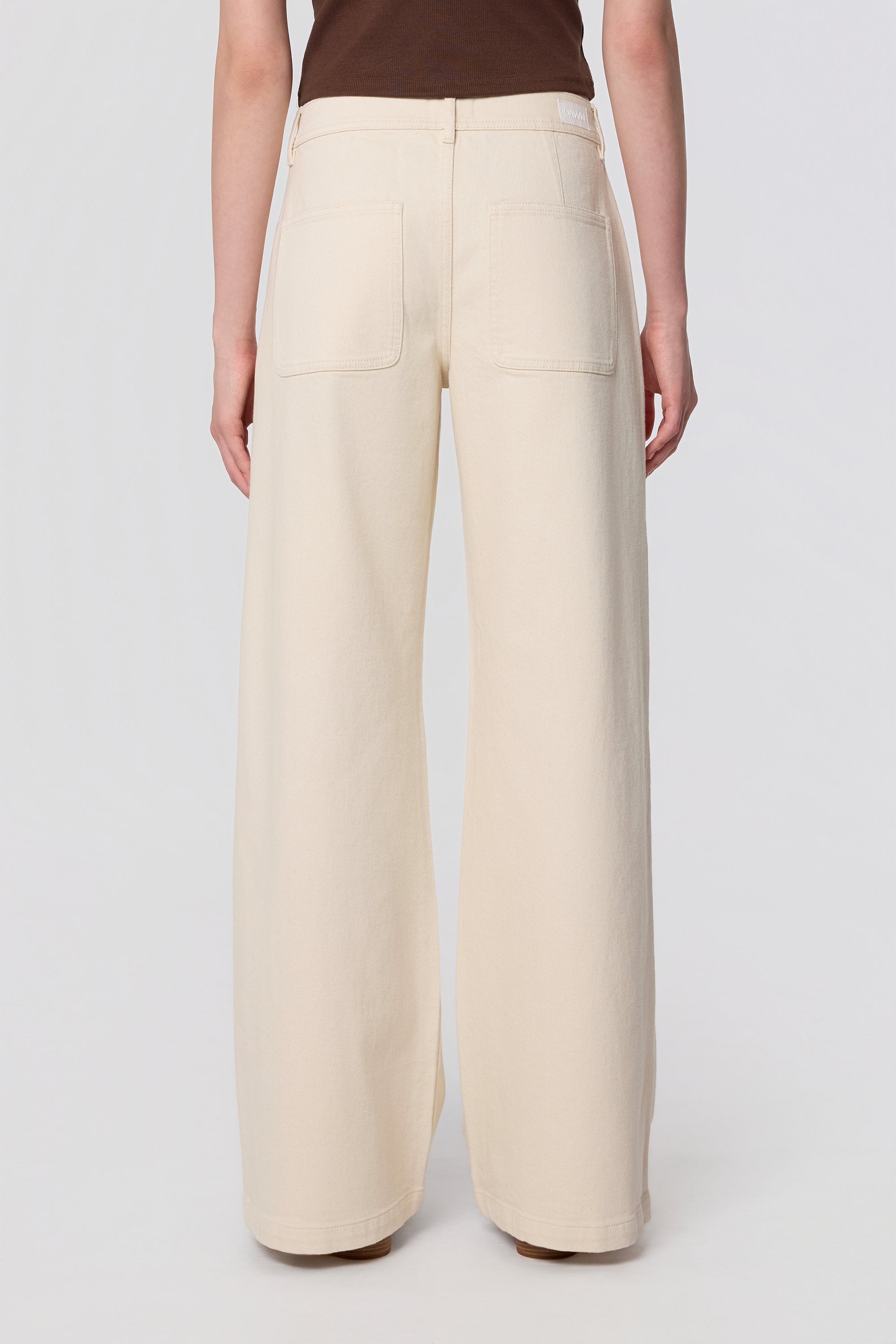 SUNNY Wide Leg Minimal Stretch - Classic - Ecru