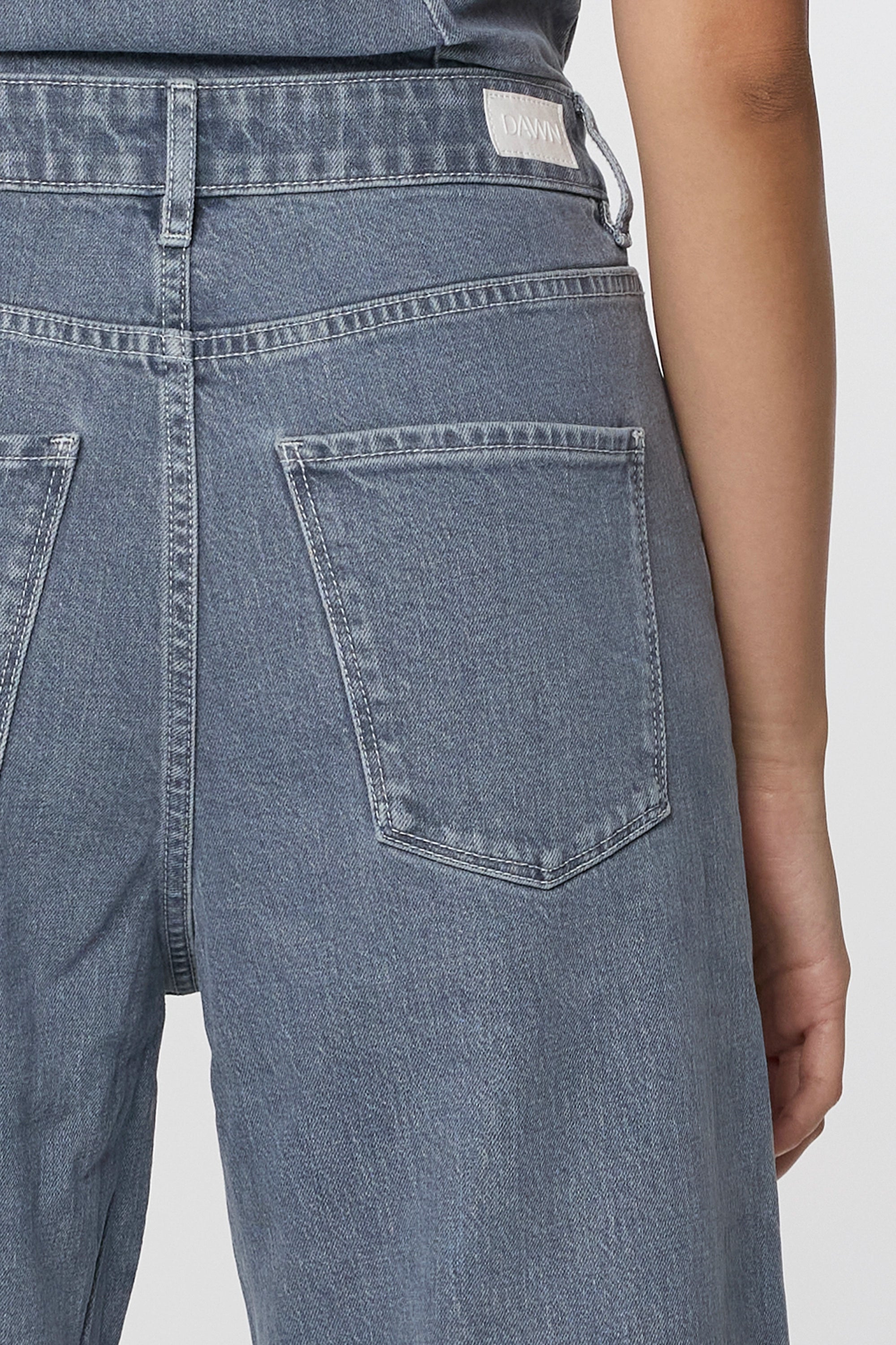 TWITTER Minimal Stretch - Short Sleeve Overall - Slate Grey